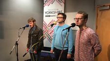 The Young'uns performing in session on The Durbervilles Folk & Roots Show