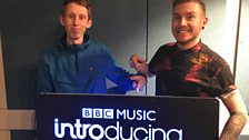 Midlands DJ duo TW in the studio