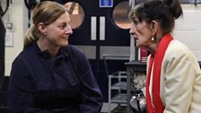 June Brown and A Royal Navy Communications Specialist