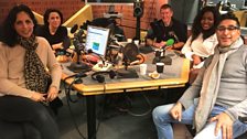 Presenters and guests in the studio - 9th December 2017