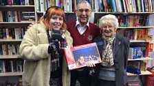 Sophie with the team from the Lions Club charity shop in Hoveton