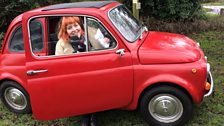 Radio car driver Pilot Perrott had no idea, but the treasure was in her and her husband's Fiat 500 in Tunstead!