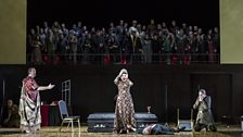 Michele Pertusi as Assur, Joyce Didonato as Semiramide & Daniela Barcelona as Arsace