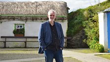 Tim McGarry at the Doagh Famine Village in Donegal