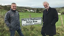 Tim McGarry meets with Orangeman David Scott to discuss Dolly's Brae in the 19th century