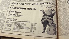 Sanas airson cèilidh a bh' ann an Taigh-òsta Chaberfèidh 1975