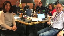 Presenters and Guests in the studio - 23rd December 2017