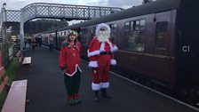 Sophie had to get the train to their Weybourne station