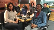 Presenters and Guests in the studio - 30th December 2017