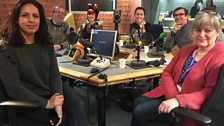 Presenters and Guests in the studio - 6th January 2018