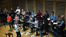 Harry Christophers rehearses the Sixteen at King's Place