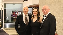 Ken Bruce with Gary Williams and Rebecca Trehearn