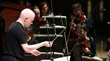 George Benjamin rehearses the London Sinfonietta