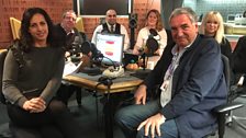 Presenters and Guests in the studio - 27th Jan 2018