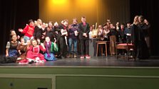 David and the cast of Dr Jekyll and Mr Hyde