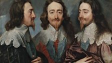 Anthony van Dyck (1599–1641), Charles I in Three Positions, 1635–36. RCIN 404420