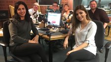 Presenters and guest in the studio - 3rd February 2018