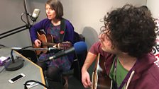 Fran Wyburn with George Birkett playing live on The Durbervilles Folk & Roots Show