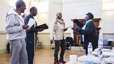 Black Men Walking Rehearsals