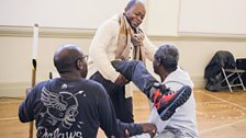 Black Men Walking Rehearsals