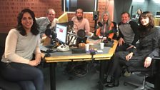 Presenters and guest in the studio - 10th February 2018