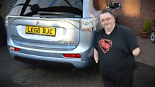 DJ's personalised licence plate