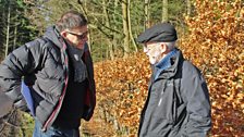 Father Willy Slavin who gave up all his worldly possessions and moved to a hut in the middle of Fife