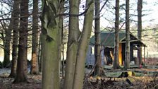 Father Willy Slavin who gave up all his worldly possessions and moved to a hut in the middle of Fife