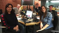 Presenters and guest in the studio - 17th February 2018