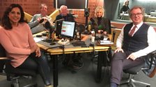 Presenters and guest in the studio - 24th February 2018