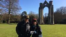 Clue four was at the Walsingham Abbey ruins