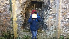 The clue was hidden in the refectory ruins