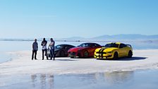 We're on a pilgrimage to the Bonneville Salt Flats, Utah, the location of many a land speed record