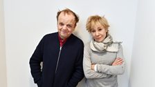 Stars of The Birthday Party Zoe Wanamaker and Toby Jones