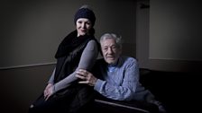 Sir Ian McKellen and Frances Barber