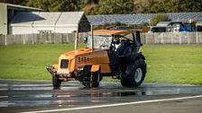 This is our very own Track-tor, and it's a 500bhp, V8-engined farming beast