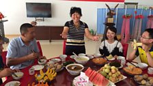 Yin Yuzhen presents a feast from her farm