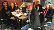 Presenters and guests in the studio- 31st March 2018