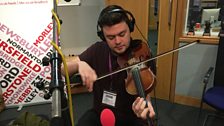 Ciaran Algar performing live on The Durbervilles Folk & Roots Show