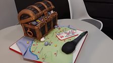 The treasure was a special Treasure Quest cake!