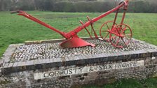 The plough on the green at Corpusty was the location of clue two