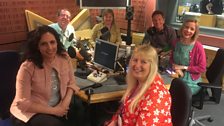 Presenters and guests in the studio - 21st April 2018