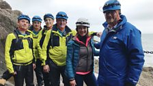 Jo spends the day with the newest tour guides at The Gobbins