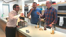 Roy Duff gives a beginners class in whisky