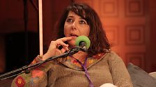 Documentary-maker Eliane Raheb onstage at the ˿ Arabic Festival