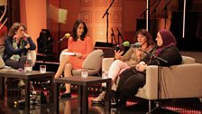 Maysoon Pachachi, Nawal al-Maghafi, Eliane Raheb and Nesma Zazou at the ˿ Arabic Festival