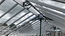 Restored greenhouse roof