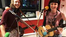 Hannah Sanders & Ben Savage performing live on The Durbervilles Folk & Roots Show