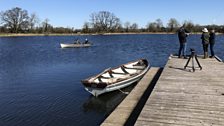 Filming at the Moira lakes