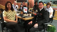 Presenters and guests in the studio - 5th May 2018